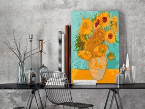 Πίνακας ζωγραφικής με αριθμούς Vincent van Gogh - Ηλιοτρόπια