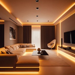 LED ταινίες muvit iO iO Θερμό Λευκό Διαφανές 5 m νέον