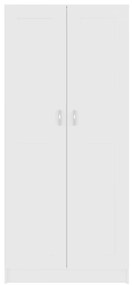 vidaXL Βιβλιοθήκη Λευκή 82,5 x 30,5 x 185,5 εκ. Επεξ. Ξύλο