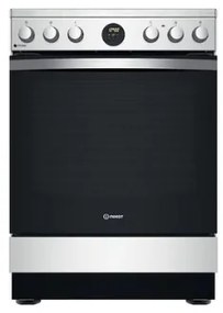 Indesit Κουζίνα 69lt με Κεραμικές Εστίες Π60εκ. Inox IS67V8CHX/E