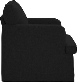 vidaXL Καναπές 60cm Μαύρο Μέταλλο