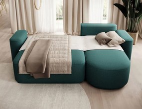 Γωνιακός καναπές Luxora-Prasino-Δεξιά