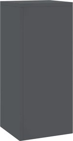 vidaXL Βάση φυτών 2 pcs Ανθρακί 24 x 24 x 55 εκ. Ατσάλι