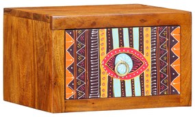 vidaXL Κομοδίνα 2 τεμ 35x30x22 εκ Μασίφ ξύλο ακακίας