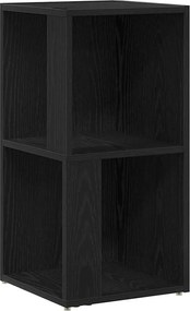vidaXL Γωνιακά ράφια Μαύρη Οξυά 33 x 33 x 67 cm Επεξεργασμένο ξύλο