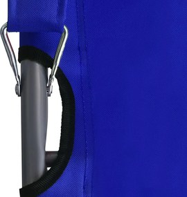 vidaXL Πτυσσόμενες Καρέκλες 2 τεμ. Ύφασμα Μπλε