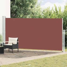 vidaXL Σκίαστρο Πλαϊνό Συρόμενο Βεράντας Καφέ 180 x 500 εκ.
