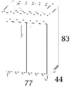 Σετ Έπιπλο Μπάνιου SAVINA 80 Natural Oak 80x46x160 εκ.
