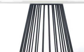 BRODWAY table, color: top - white marble, legs - black DIOMMI V-CH-BRODWAY-ST