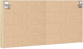 vidaXL Βιτρίνα Χρώμα Sonoma Δρυς 100x8,5x50 εκ. από Επεξεργασμένο Ξύλο