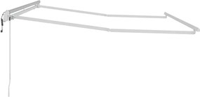 vidaXL Σκελετός Τέντας Λευκό 350 x 250 εκ Αλουμίνιο