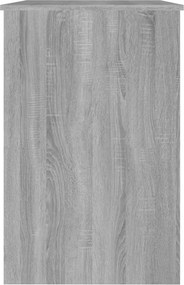 vidaXL Γραφείο Γκρι Sonoma 100x50x76 εκ. από Επεξεργασμένο Ξύλο