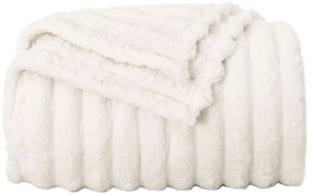 VidaXL Ριχτάρι Κρεμ 150 x 130 εκ 0,45 kg Μαλλί