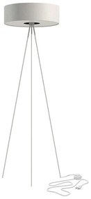 Φωτιστικό Δαπέδου Cadilac 7990 3xE27 max 25W 53x1,54cm White Nowodvorski Metal, Fabric