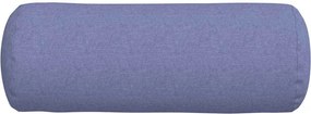vidaXL Μαξιλάρια Στήριγμα 2 pcs Μπλε τζην Ø 25 x 70 cm ύφασμα