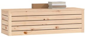 vidaXL Κουτί Αποθήκευσης 109x36,5x33 εκ από Μασίφ Ξύλο Πεύκου