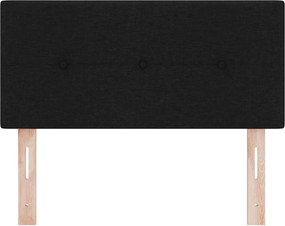 vidaXL LED κεφαλάρι με φώτα λωρίδας LED Μαύρο 80 cm Πολυεστέρας