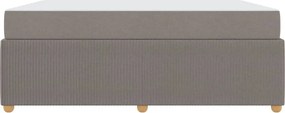 vidaXL Σκελετός Κρεβατιού Taupe 180 x 200 cm ύφασμα