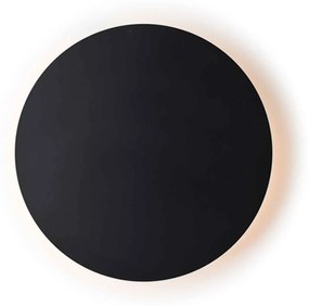 Φωτιστικό Τοίχου Με Mdf ZM1705LEDWB Black Mdf, Metal