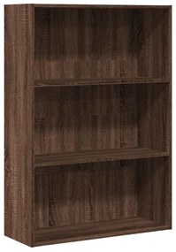 vidaXL Βιβλιοθήκη Καφέ Δρυς 80x30x114 εκ. από Επεξεργασμένο Ξύλο