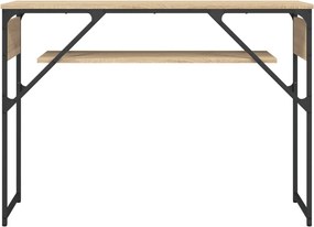 vidaXL Τραπέζι Κονσόλα Sonoma Δρυς 105 x 30 x 75 εκ. από Επεξεργ. Ξύλο