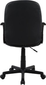 Καρέκλα Γραφείου ABA Μαύρο PVC 53x49x85-97cm - 14230013 - 14230013