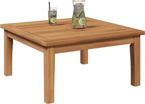 vidaXL Τραπέζι Κήπου Καφέ Μασίφ ξύλο teak