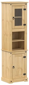 Ντουλάπι Μπάνιου Corona 50x40x185 εκ. από Μασίφ Ξύλο Πεύκου - Καφέ