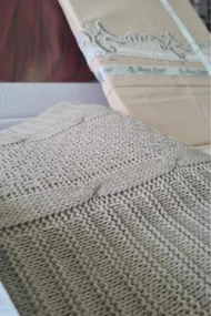 Stewehome Σετ σεντονιών με κουβέρτα καφέ Καφέ 200x220 cm
