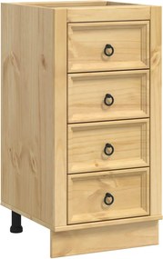 vidaXL Ντουλαπιού (Cabinet) SKI Μέλι Καφέ 40 x 46 x 81 εκ.