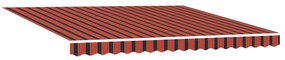 vidaXL Ανασυρόμενη Τέντα Ανθρακί 350x250 εκ.