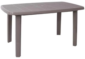 Τραπέζι 140x80cm SORRENTO Oval Πλαστ.Μπεζ Tortora