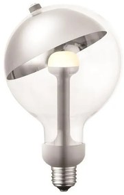 Λάμπα "Move Me" G120-E27 5,5W 2700K Plus Eurolamp-147-81890-Ασημί 147-81890