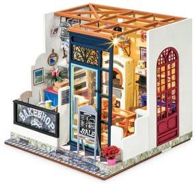 ROBOTIME DIY Nancy’s Bake Shop DG143 Happy Corner DIY Miniature House