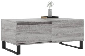 vidaXL Τραπεζάκι Σαλονιού Γκρι Sonoma 90x50x36,5εκ. Επεξεργασμένο Ξύλο