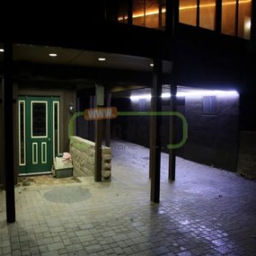 Led ταινία αδιάβροχη 5m 4.8W 12VDC ψυχρό λευκό φως εύκαμπτη &amp; αυτοκόλλητη