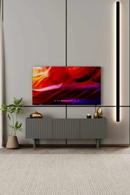 Έπιπλο Τηλεόρασης Γκρι CLOPRE 140x29x20