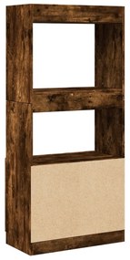 vidaXL Ντουλάπι Καπνιστή Δρυς 63x33x140 εκ. από Επεξεργασμένο Ξύλο