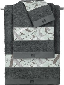 Σετ 3τμχ. Πετσέτες Passport mint-anthracite