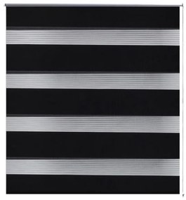 Σύστημα Σκίασης Ρόλερ Zebra Μαύρο 80 x 150 εκ. - Μαύρο