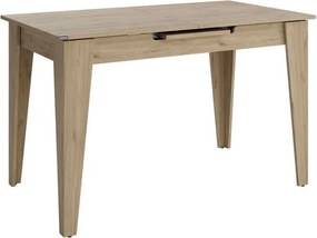 Τραπέζι Trendline Megapap επεκτεινόμενο χρώμα oak 120/150x70x75εκ.