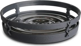 Stewehome Σετ μπάνιου 5 τεμαχίων από πλαστικό Γκρι 8x20 cm