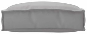 vidaXL Μαξιλάρι παλέτας για κάθισμα Γκρι 50 x 50 x 12 cm Ύφασμα Oxford