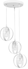 Φωτιστικό Οροφής Τρίφωτο Heronia Lama 34-0296 White