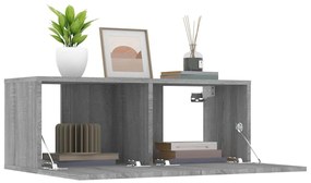 vidaXL Έπιπλα Τηλεόρασης 2 τεμ. Γκρι Sonoma 80x30x30 εκ. Επεξ. Ξύλο