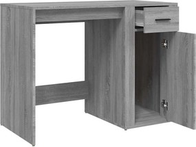 vidaXL Γραφείο Γκρι Sonoma 100 x 49 x 75 εκ. από Επεξεργασμένο Ξύλο