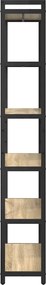 vidaXL Ράφι Βιβλίων Δρύς Sonoma 80 x 30 x 189,5 εκ Επεξεργασμένο ξύλο