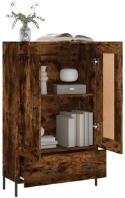 vidaXL Ντουλάπα Καπνιστή Δρυς 69,5 x 31 x 115 εκ. Επεξεργασμένο Ξύλο