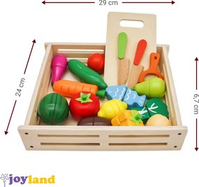 Παιδικό καλάθι με φρούτα και λαχανικά Joyland Garden