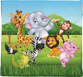 Παρκοκρέβατο Pop Up Jungle grey